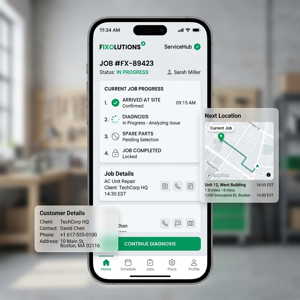 Technician App Preview